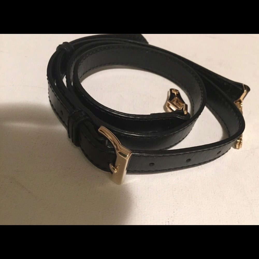 leather burberry bag strap with gold hardware